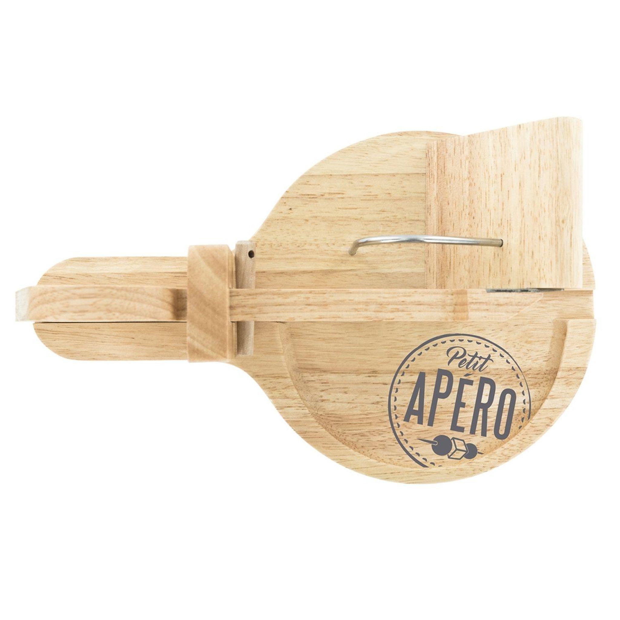 Voir la diapositive 3 : The Home Deco Factory Trancheuse à charcuterie en bois - 30 x 20 cm - Ronde