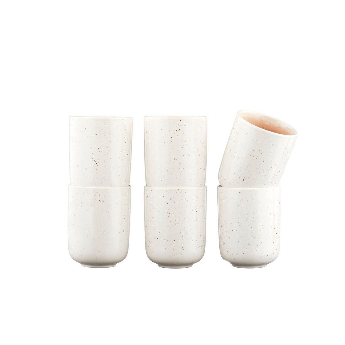 BJORN Mug OXYGEN 30cl - 6 pièces - Rose poudre