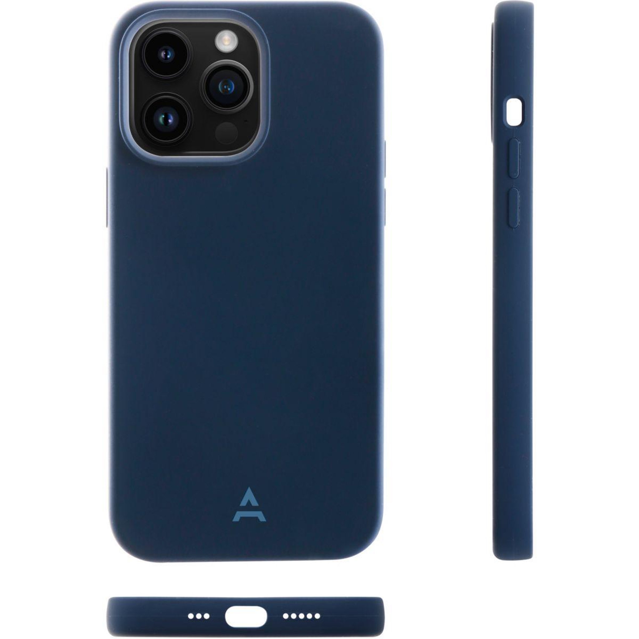 Voir la diapositive 2 : ADEQWAT Coque iPhone 14 Pro MagSafe bleu