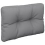 Voir la diapositive 4 : VIDAXL Coussin de palette gris 50x40x12 cm tissu