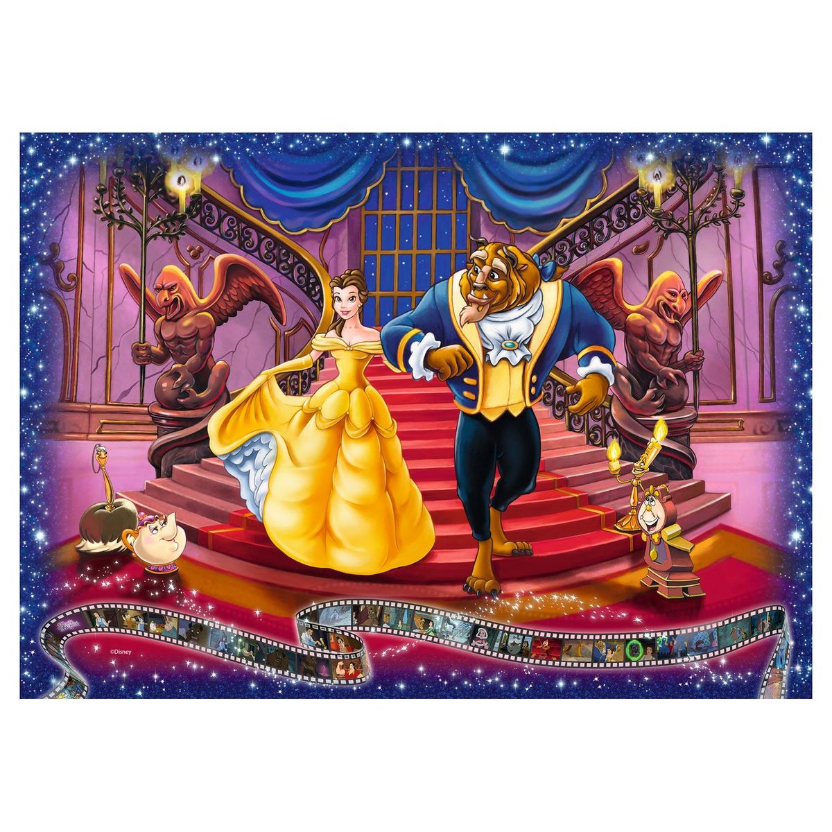 RAVENSBURGER Puzzle 1000 pièces La Belle et la Bête