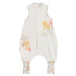 Petit Béguin Turbulette TOG0,5 en gaze de coton avec pieds retroussables Auguste. Coloris disponibles : Beige