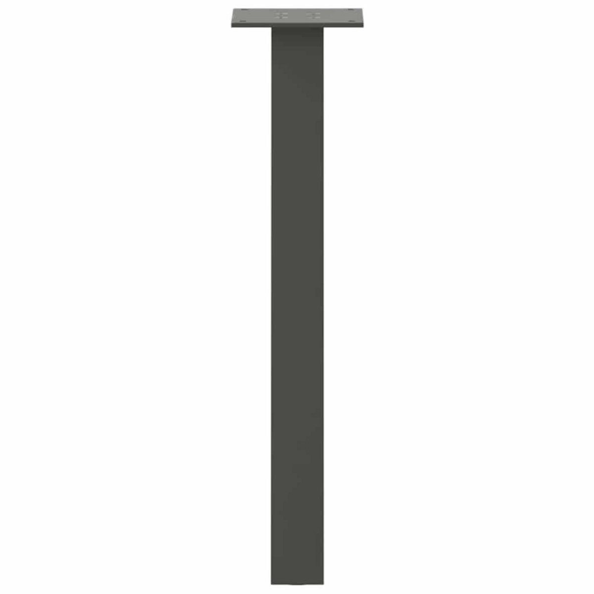 VIDAXL Pieds de table basse 4 pcs anthracite 30 cm acier