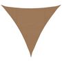 Voir la diapositive 2 : VIDAXL Voile d'ombrage 160 g/m^2 Taupe 4,5x4,5x4,5 m PEHD