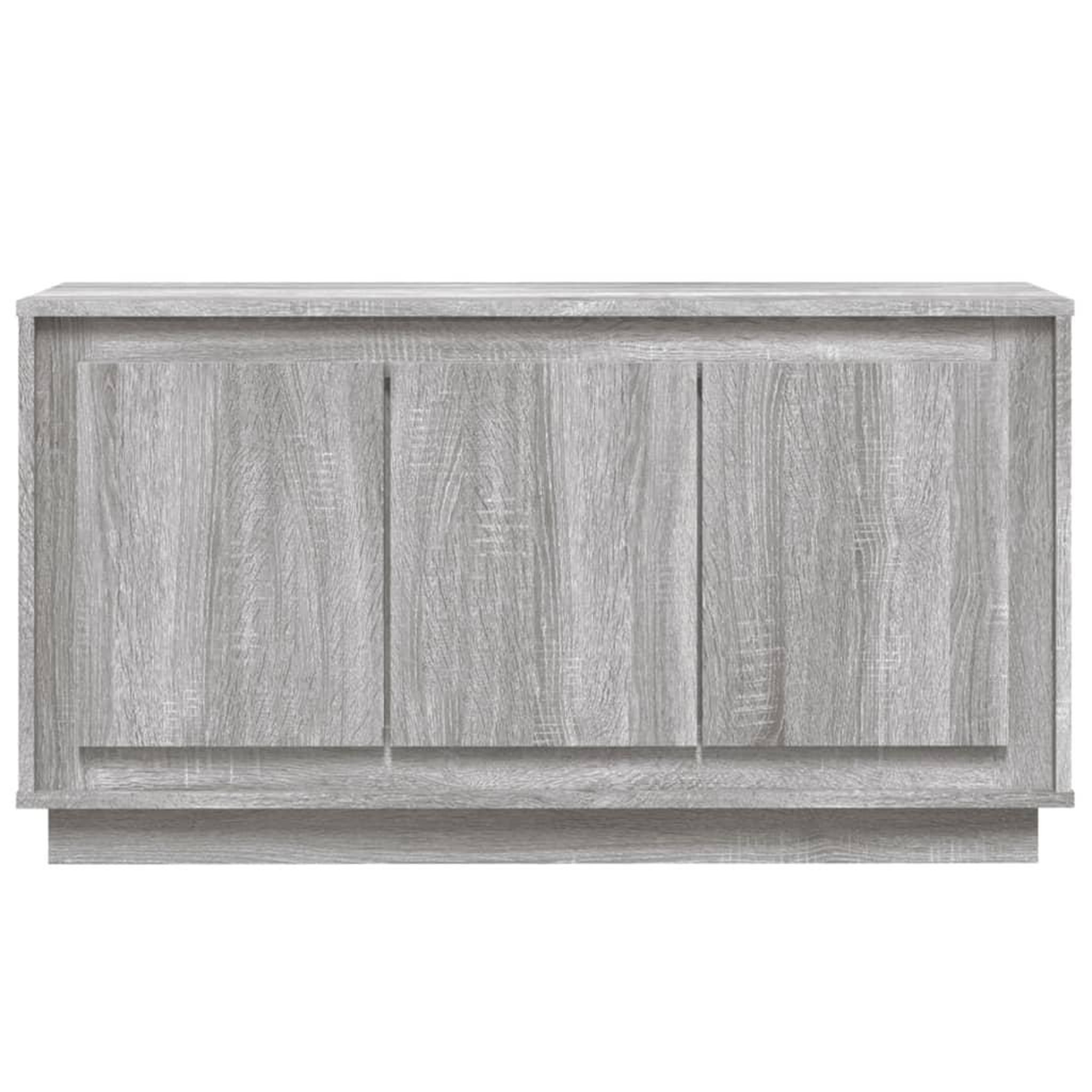 Voir la diapositive 5 : VIDAXL Buffet sonoma gris 102x35x55 cm bois d'ingenierie