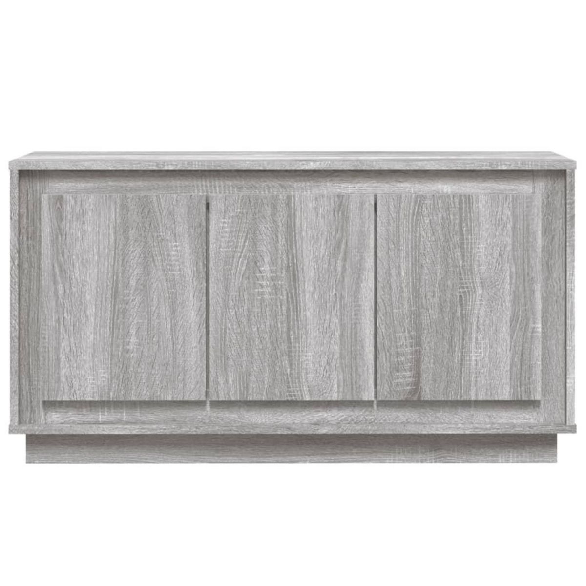 VIDAXL Buffet sonoma gris 102x35x55 cm bois d'ingenierie