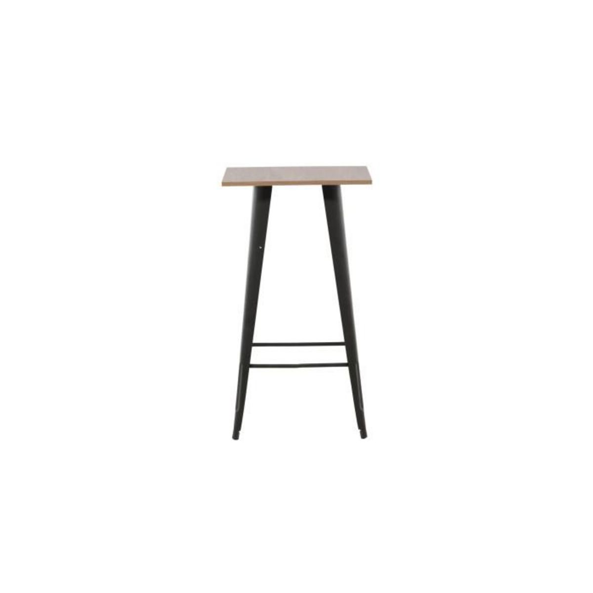 Paris Prix Table de Bar  Tempe  105cm Noyer
