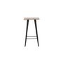 Voir la diapositive 2 : Paris Prix Table de Bar  Tempe  105cm Noyer