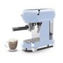 Voir la diapositive 3 : SMEG Machine à expresso 15 bars bleu azur - ecf01pbeu