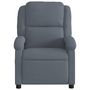 Voir la diapositive 5 : VIDAXL Fauteuil de massage inclinable gris fonce velours