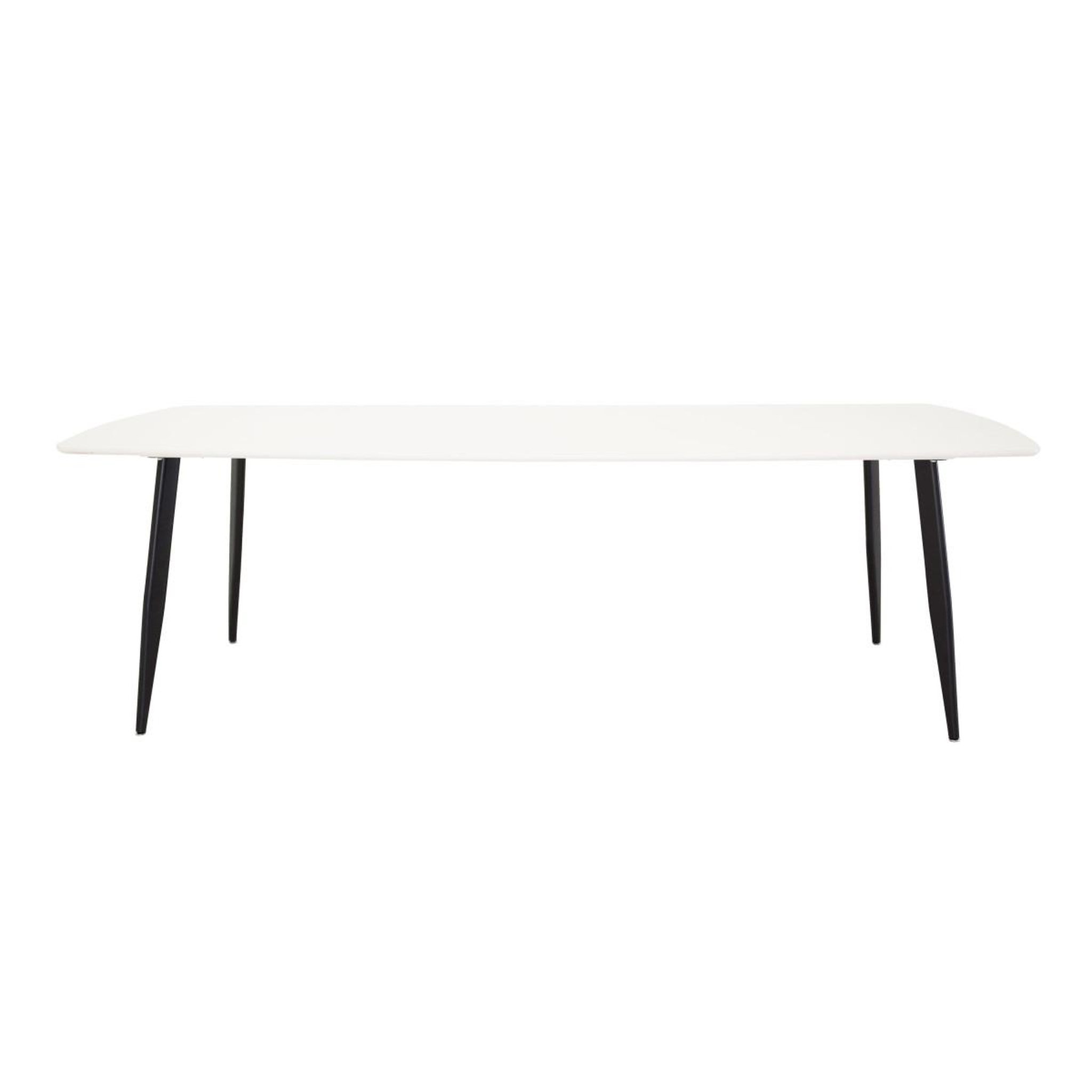 Voir la diapositive 2 : Paris Prix Table à manger  polar  240cm blanc & noir