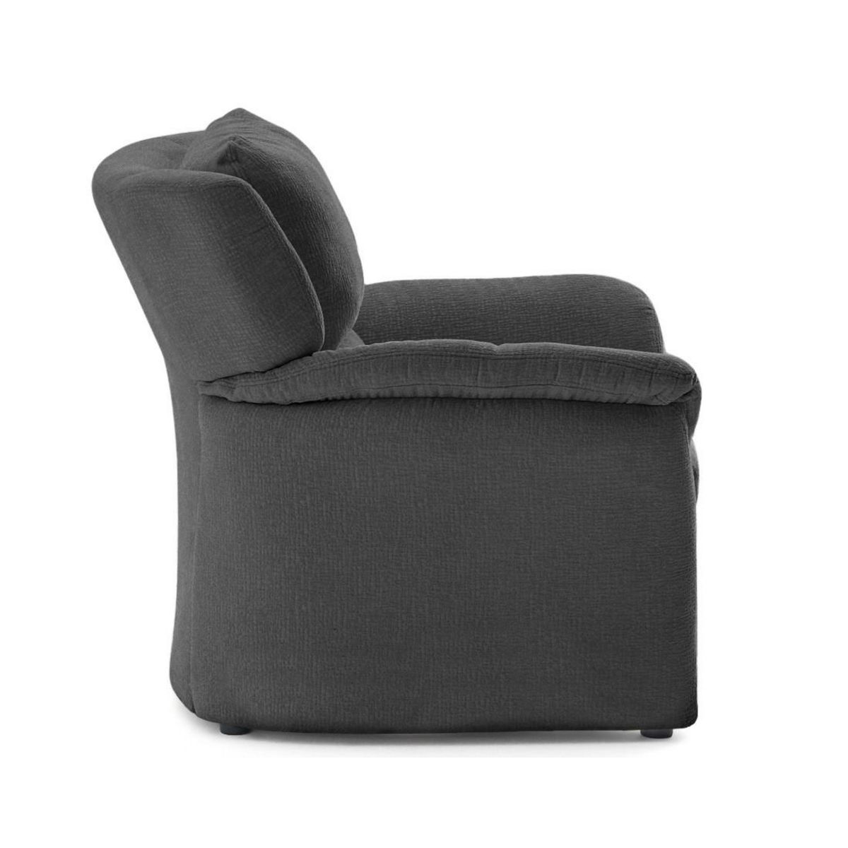 LISA DESIGN Bastille - fauteuil en tissu velours relief
