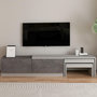 Voir la diapositive 2 : Habitat et Jardin Meuble TV en bois  Nest  - 180 x 30 x 36 cm - Gris