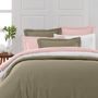 Voir la diapositive 3 : Sensei Maison Taie de traversin en percale de coton SOFT PERCALE - 45x185 cm