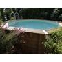 Voir la diapositive 3 : Ubbink Piscine bois Océa 4,30 x 1,20 m - Liner gris - Ubbink