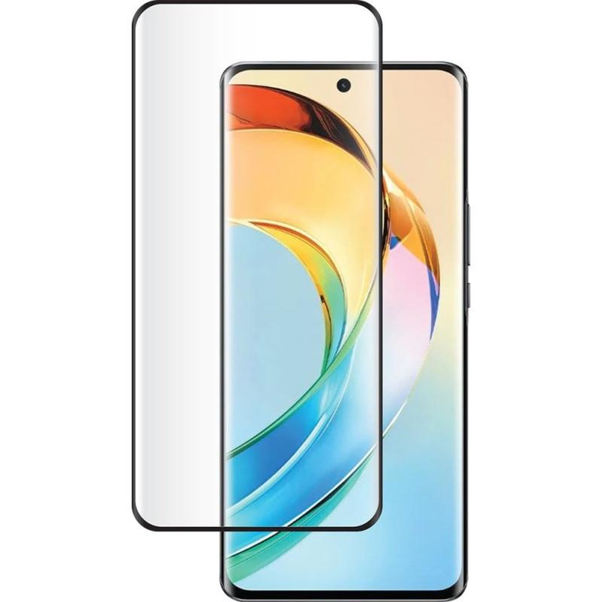 Bigben Connected Protection d écran 3D en Verre trempé BigBen Connected pour Honor Magic 6 Lite Transparent + SmartFrame