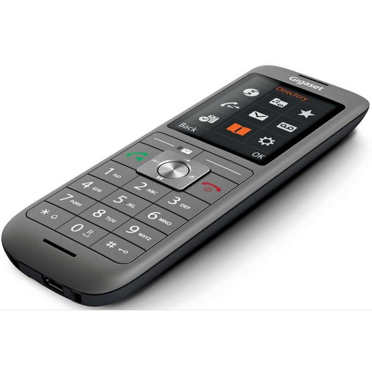 GIGASET Téléphone sans fil dect anthracite avec répondeur - gigacl660hx