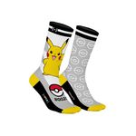 CAPSLAB Paire de tennis dépareillées Pokemon Pikachu. Coloris disponibles : Gris