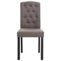 VIDAXL 276991 Dining Chairs 6 pcs Taupe Fabric(249011+249012)