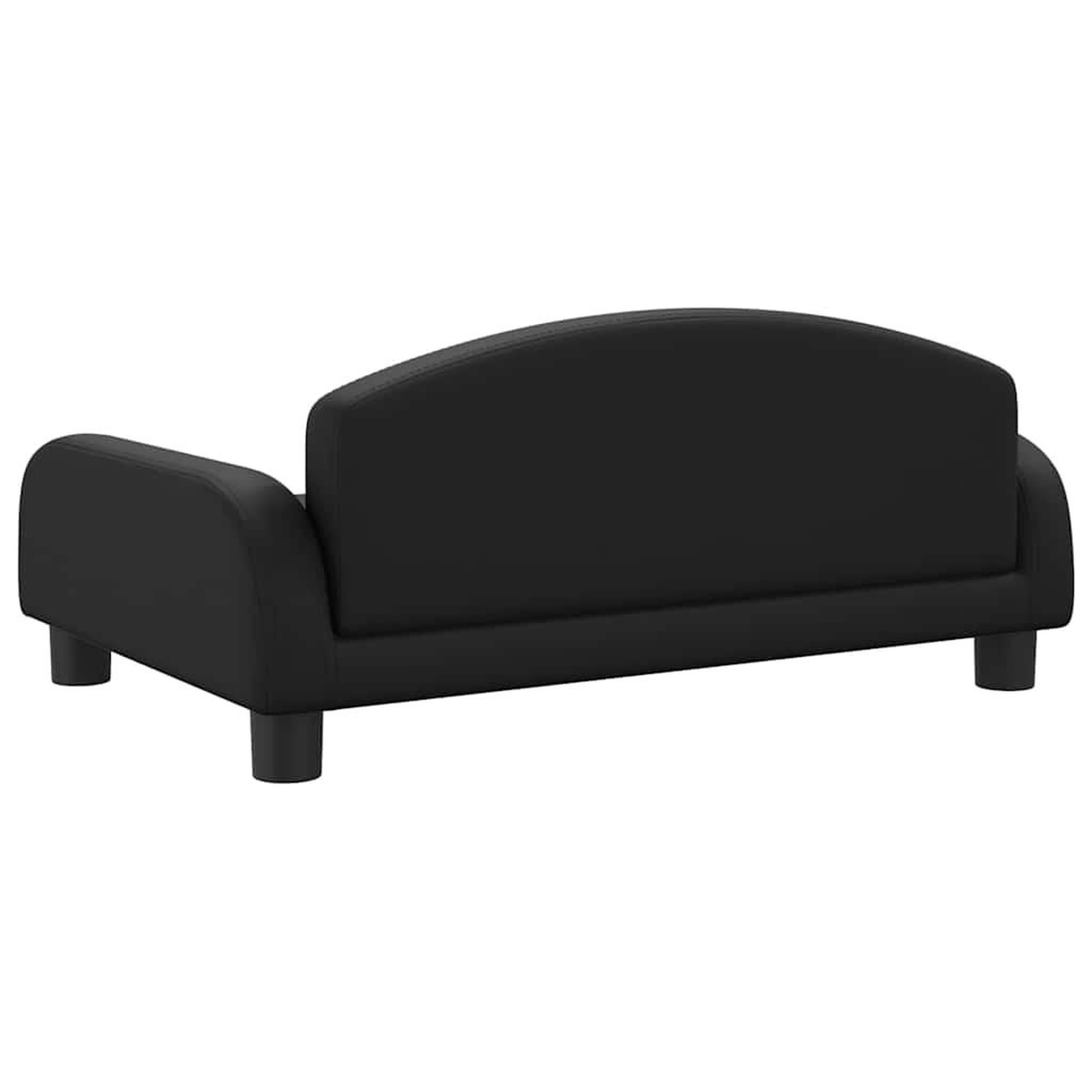 Voir la diapositive 5 : VIDAXL Lit pour chien noir 70x45x30 cm similicuir