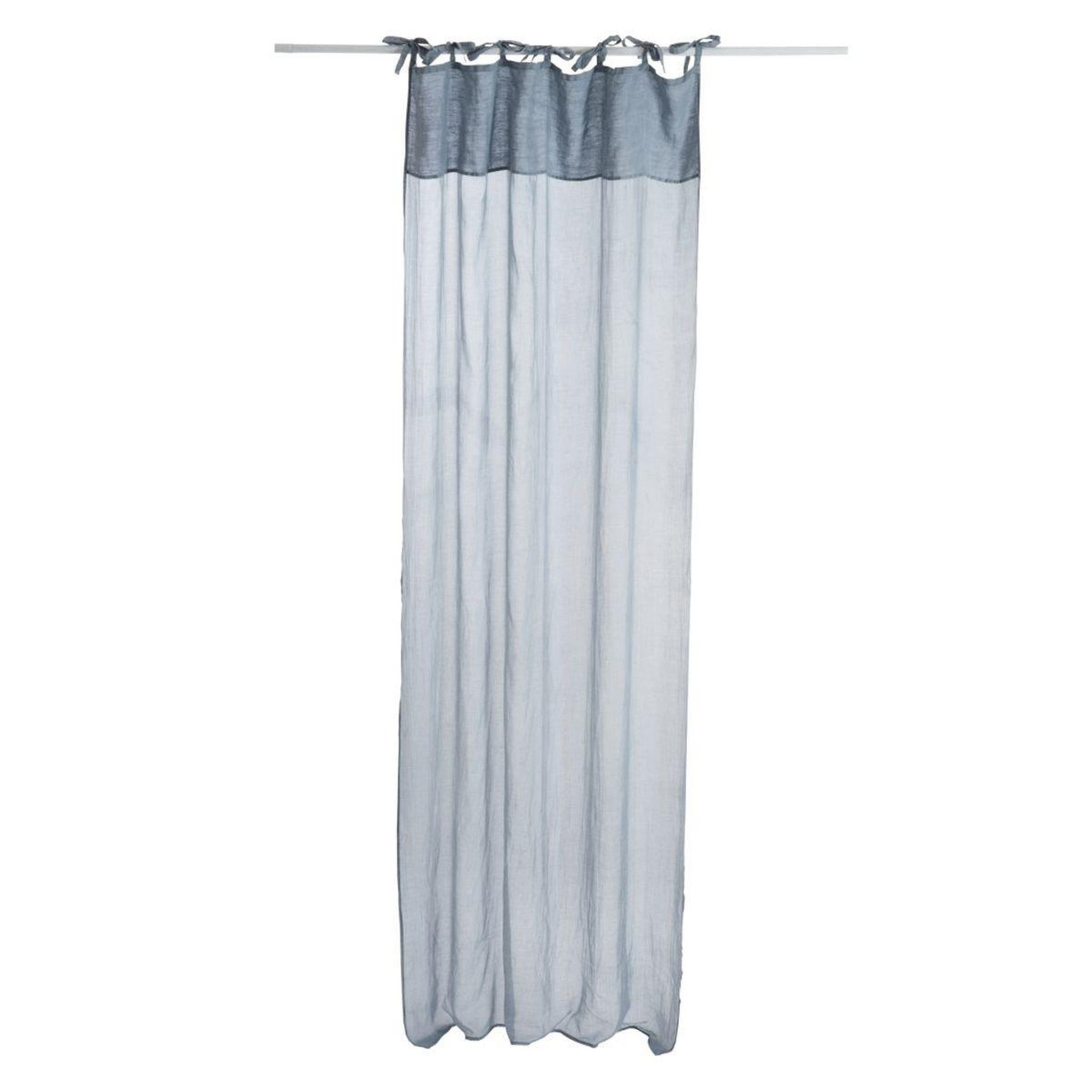 J-LINE Rideau Voilage  Faded  140x290cm Gris