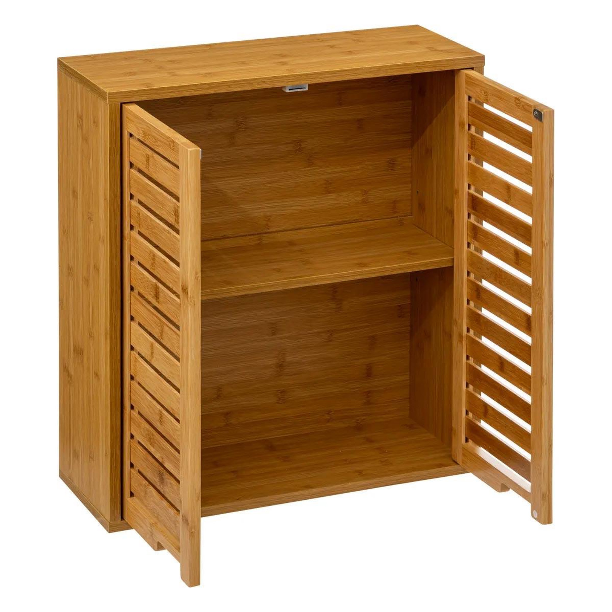Voir la diapositive 2 : FIVE Meuble haut 2 portes  sicela  59cm naturel