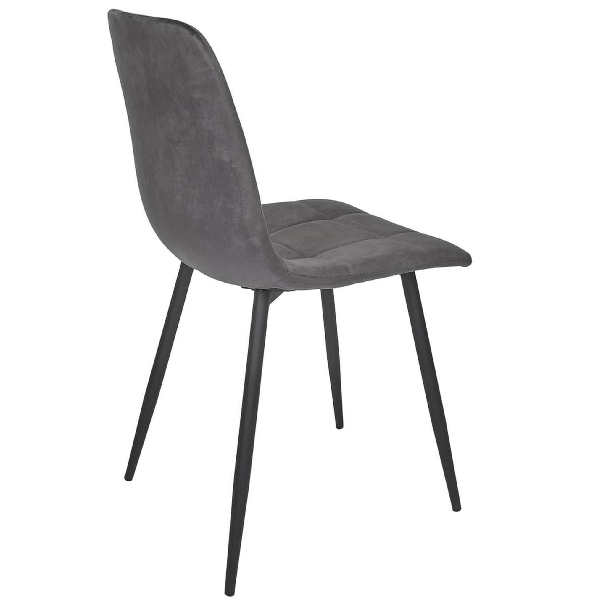 Voir la diapositive 6 : The Home Deco Factory Lot de 4 chaises  mateo  88cm gris foncé