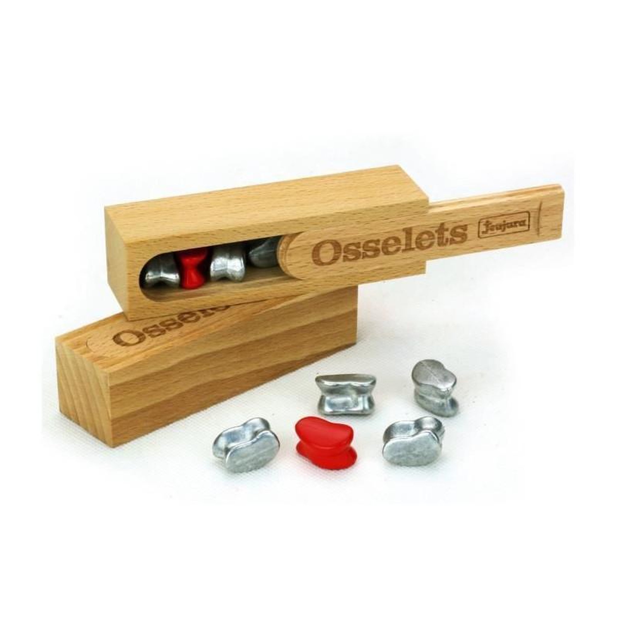 JeuJura JEUJURA Coffret en bois - Osselets