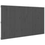 Voir la diapositive 2 : VIDAXL Tete de lit murale Gris 204x3x110 cm Bois massif de pin