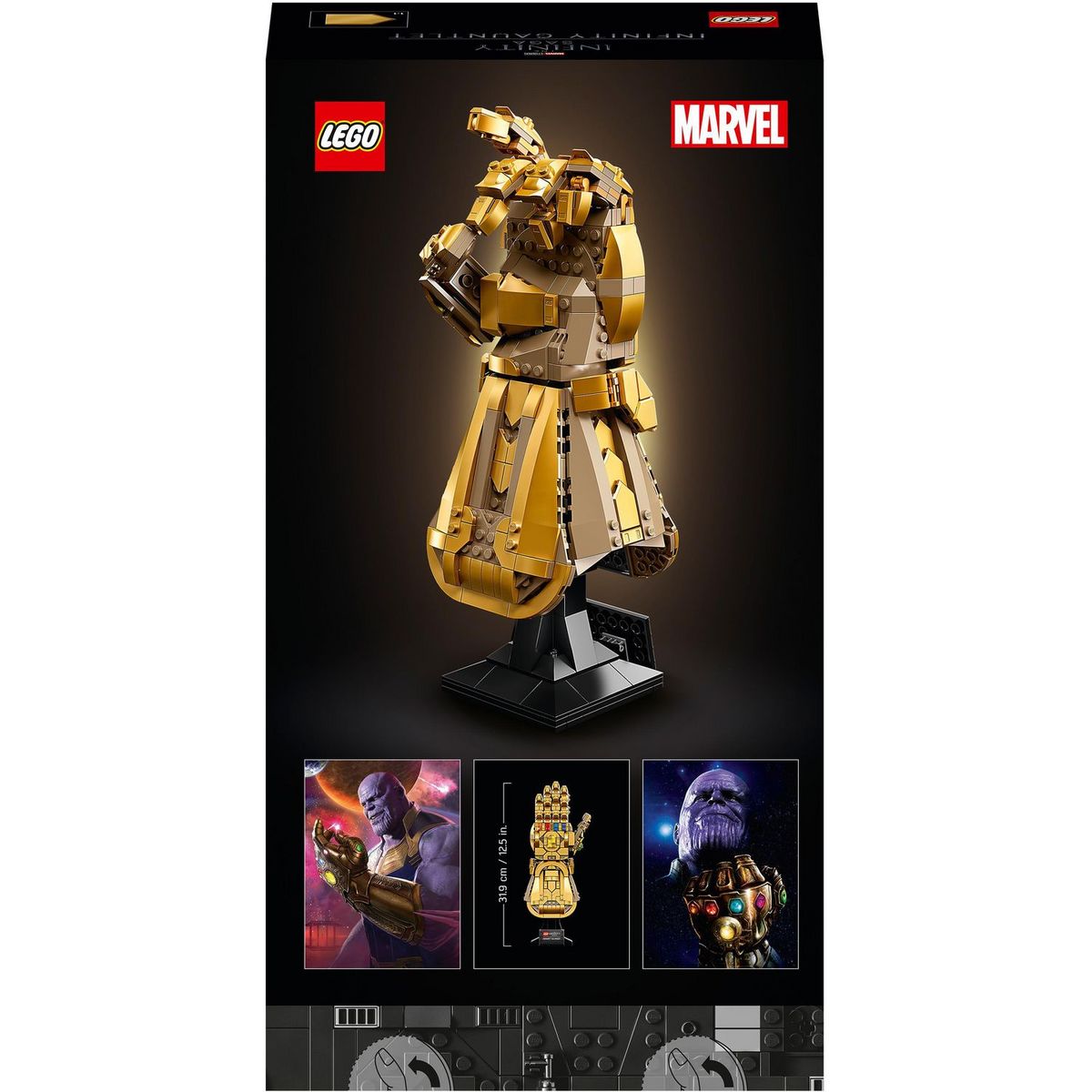 LEGO Marvel 76191 - Le Gant de l&rsquo;infini, Thanos, pour Adultes