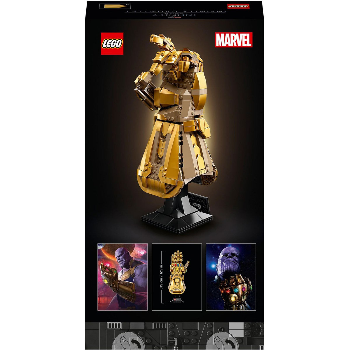 LEGO Marvel 76191 - Le Gant de l&rsquo;infini, Thanos, pour Adultes