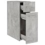 Voir la diapositive 5 : VIDAXL Armoire d'apothicaire Gris beton 20x45,5x60 cm Bois ingenierie