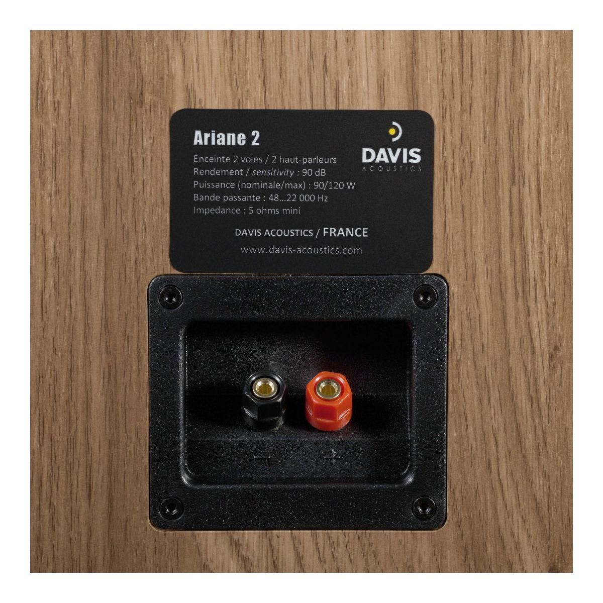 Davis Enceinte bibliothèque ARIANE 2 Chene Clair x 2