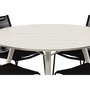 Voir la diapositive 5 : Paris Prix Ensemble Table de Jardin & 4 Chaises  Lina & Lindos  120cm Beige & Noir