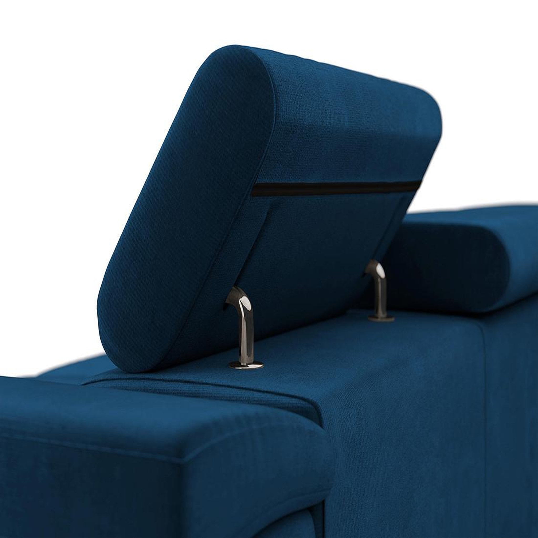 Voir la diapositive 5 : BEST MOBILIER Pablo - canapé droit 2 places avec têtières ajustables - en velours