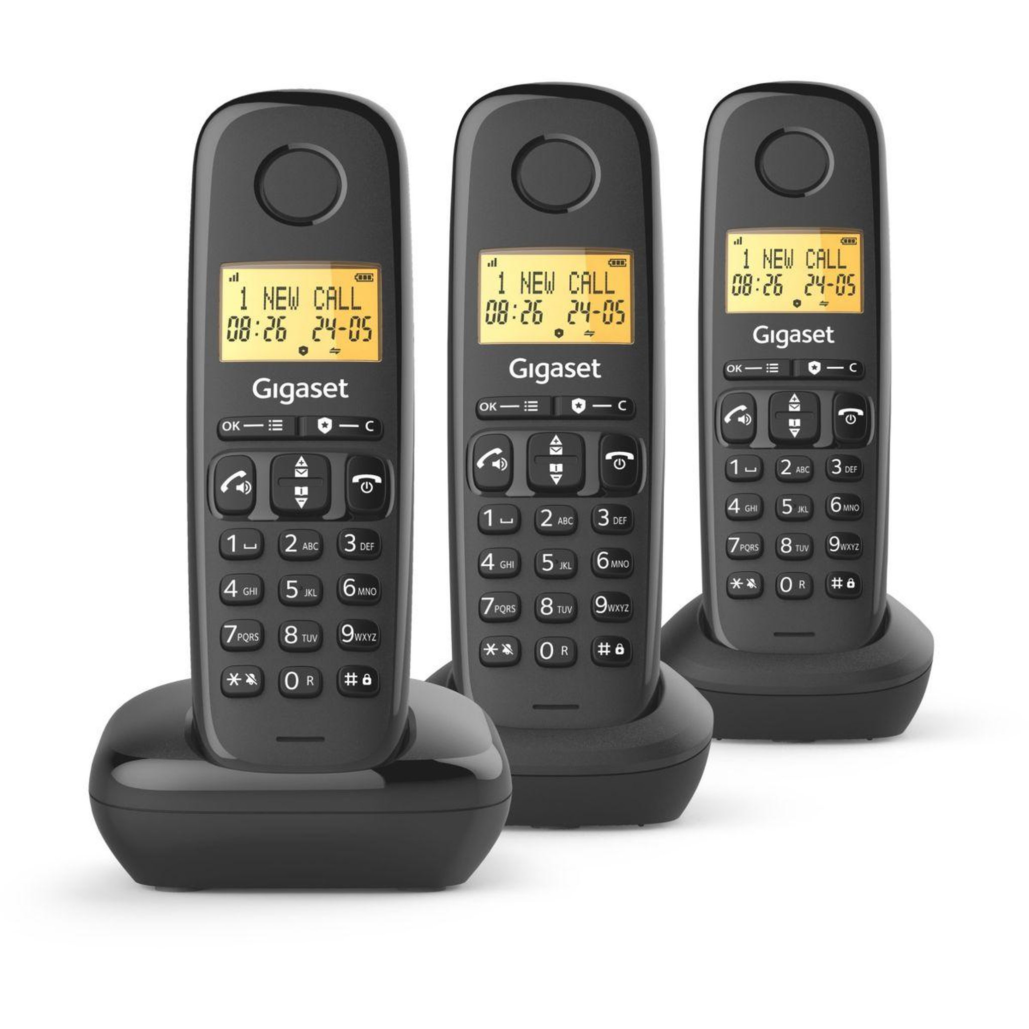 Voir la diapositive 2 : GIGASET Téléphone sans fil BASIC 100 TRIO