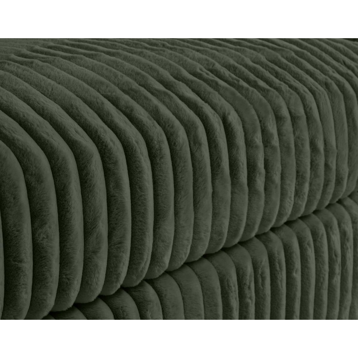 LISA DESIGN Jasper - canapé modulable 3 places - en fausse fourrure côtelée