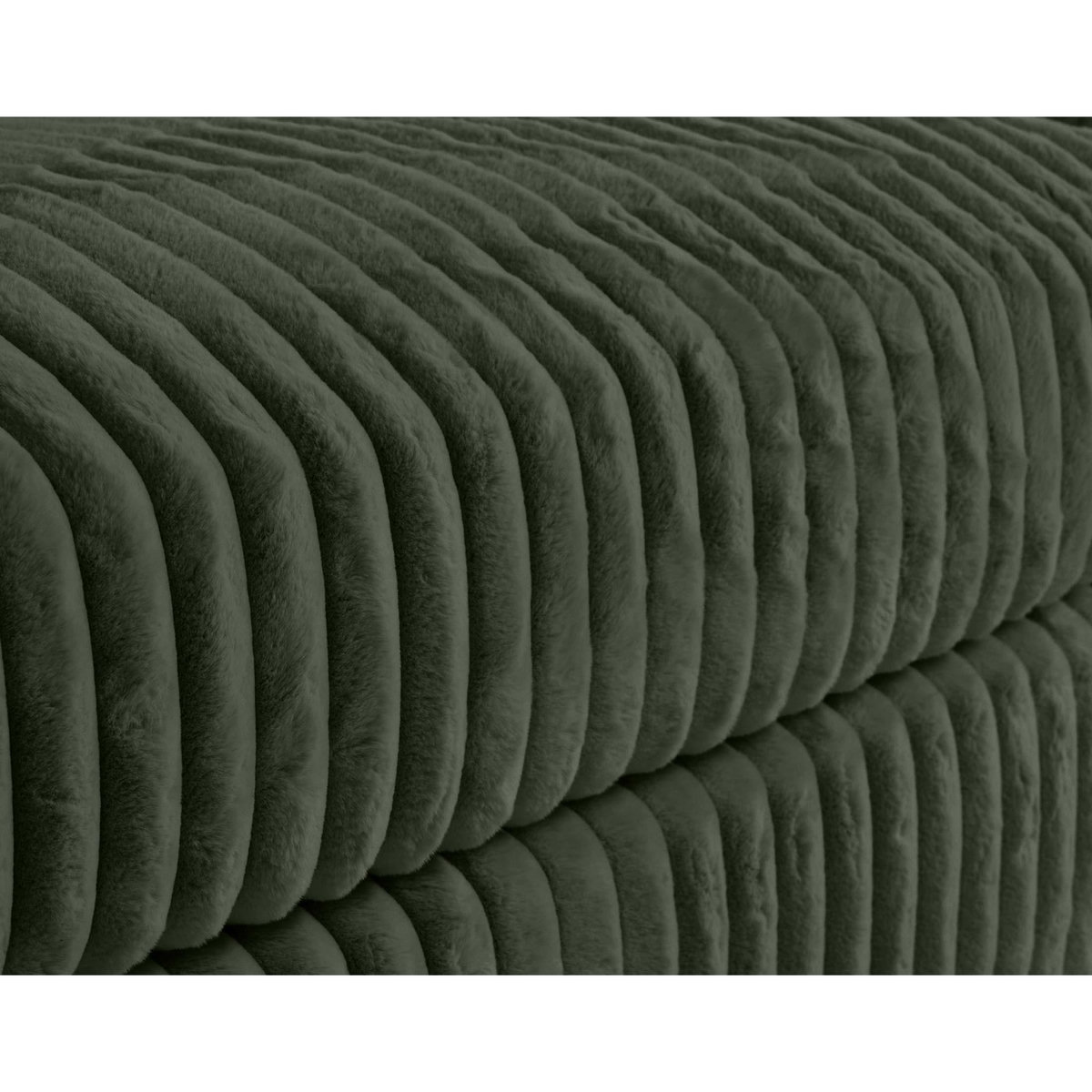 LISA DESIGN Jasper - canapé modulable 3 places - en fausse fourrure côtelée