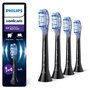 Voir la diapositive 1 : Philips Brossette dentaire Sonicare lot de 4 -  HX9054/88 black Gum Care- soin des gencives G3