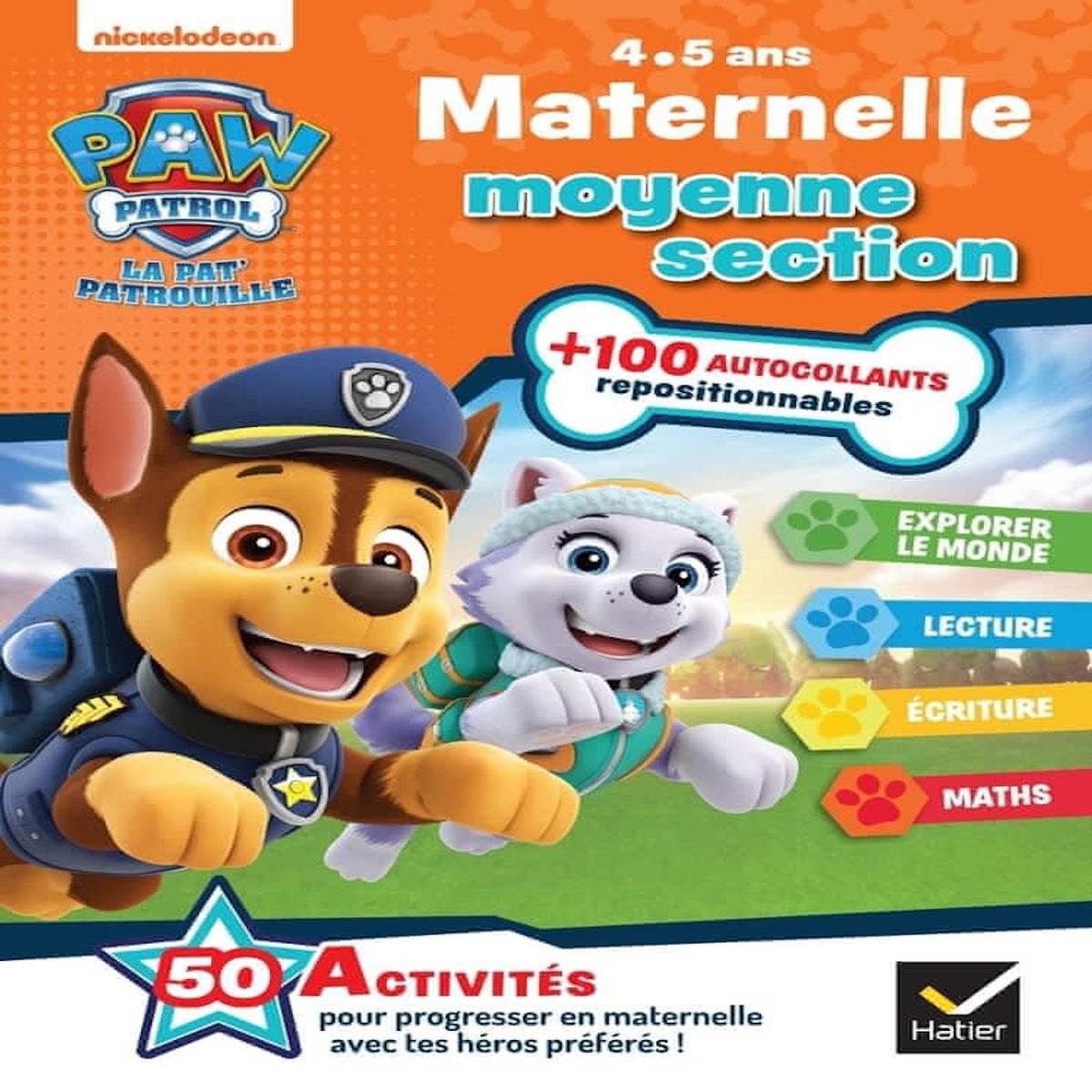 PAT'PATROUILLE MATERNELLE MOYENNE SECTION. AVEC PLUS DE 100 AUTOCOLLANTS REPOSITIONNABLES, Magni Pascale