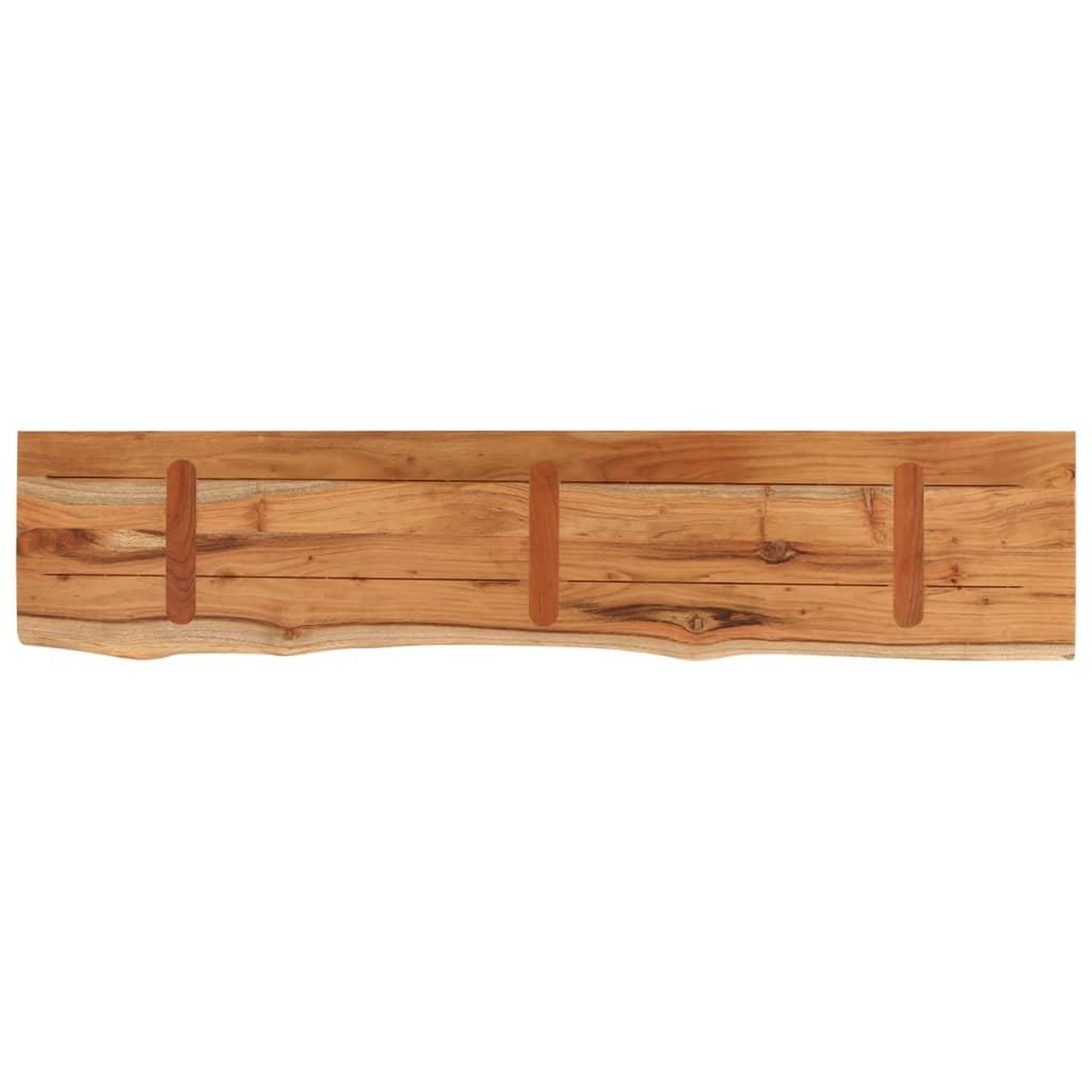 Voir la diapositive 5 : VIDAXL Dessus de table 140x30x2,5 cm rectangulaire bois massif acacia