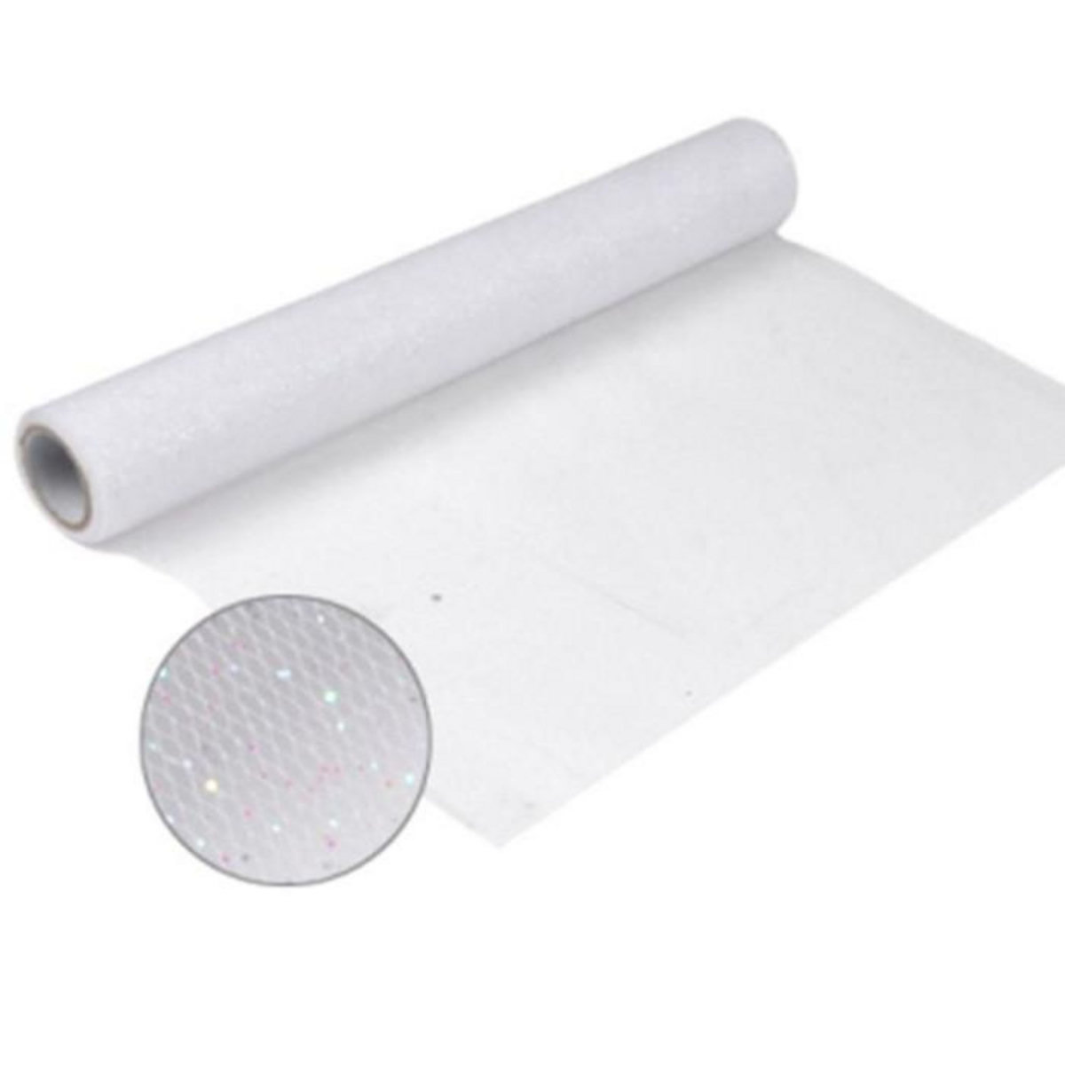 Paris Prix Chemin de Table Jetable  Tulle  30cmx5m Blanc