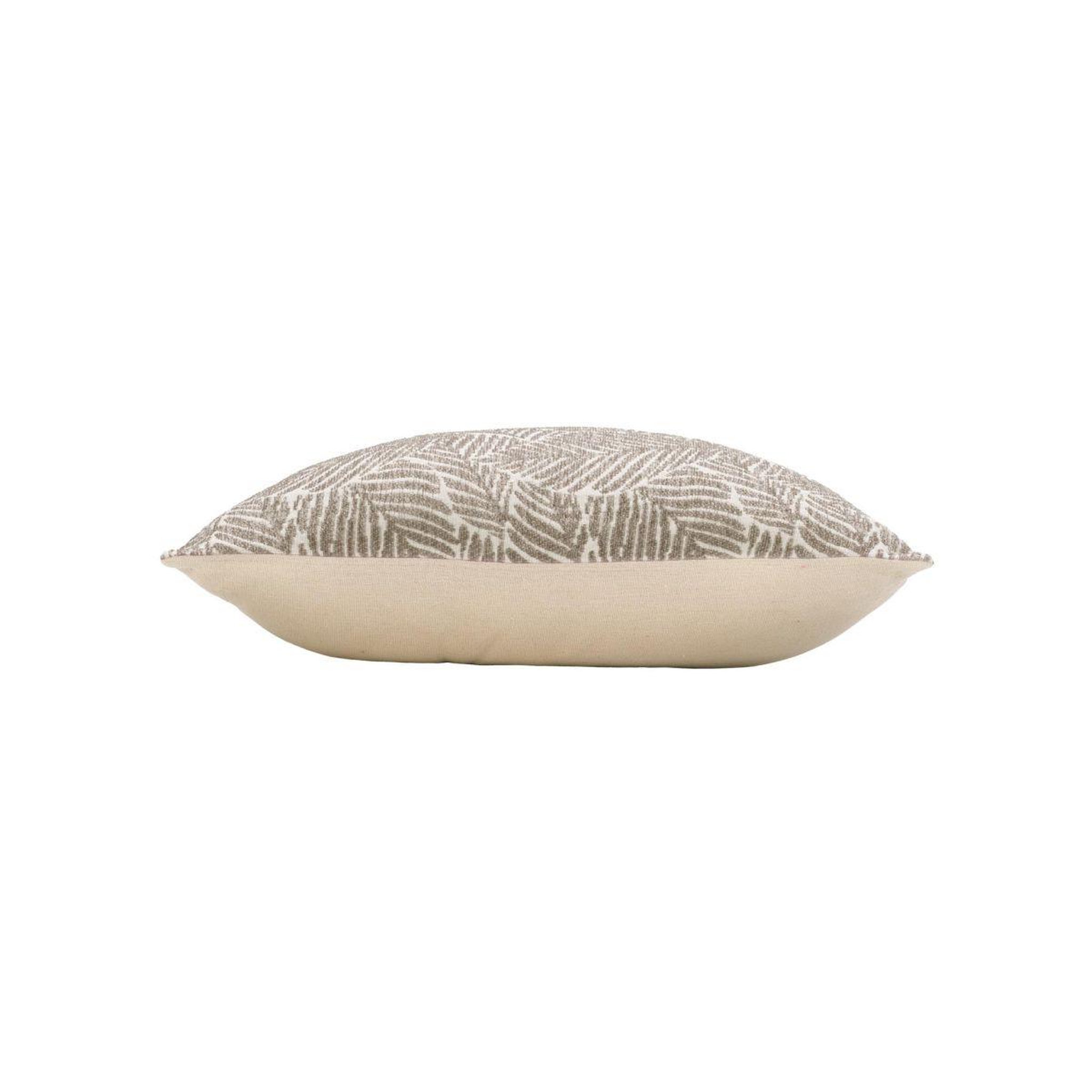 Voir la diapositive 2 : Douceur d'Intérieur Housse de coussin jacquard  vivo  40x40cm taupe