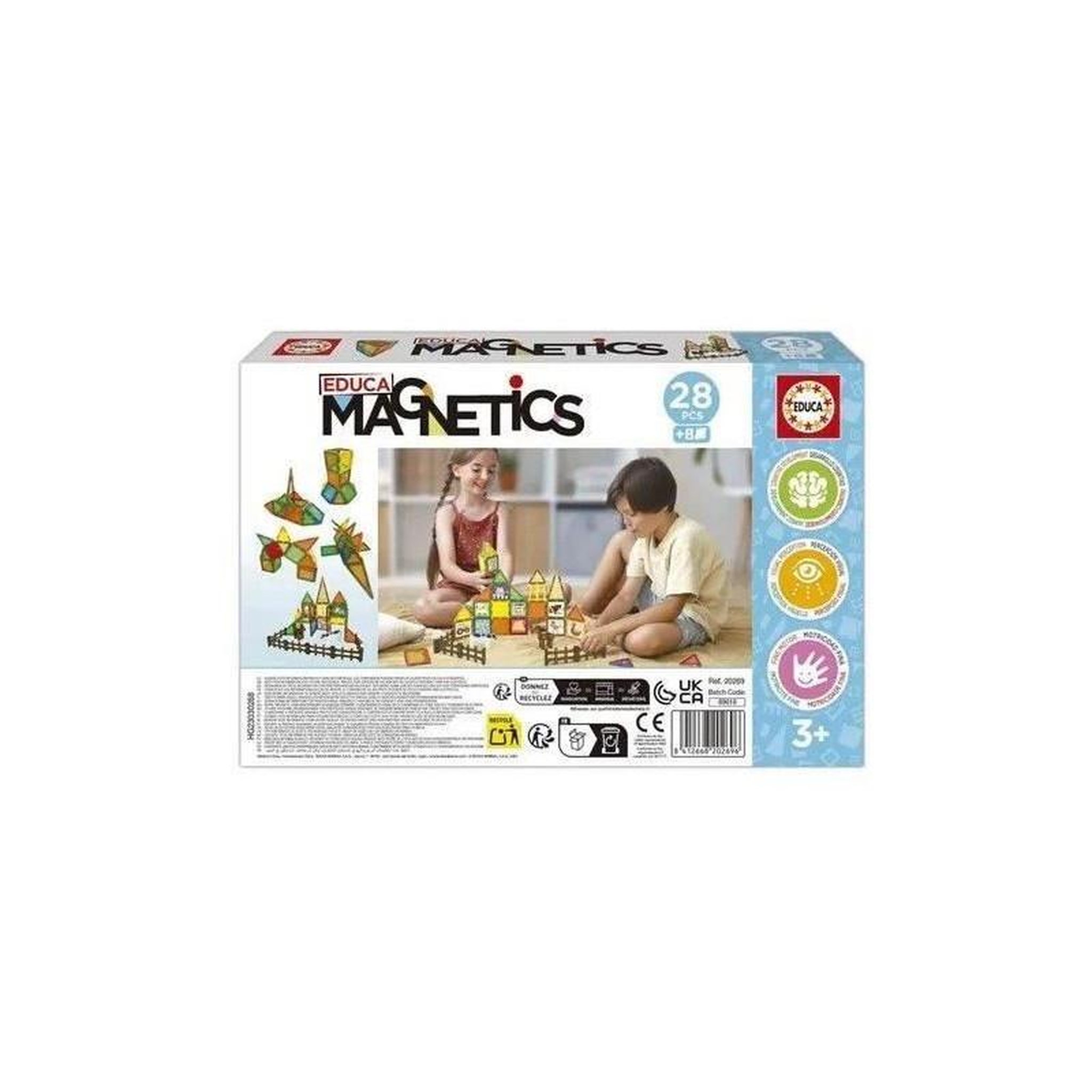 Voir la diapositive 5 : EDUCA Educa Magnetics Eco Farm 28Pcs
