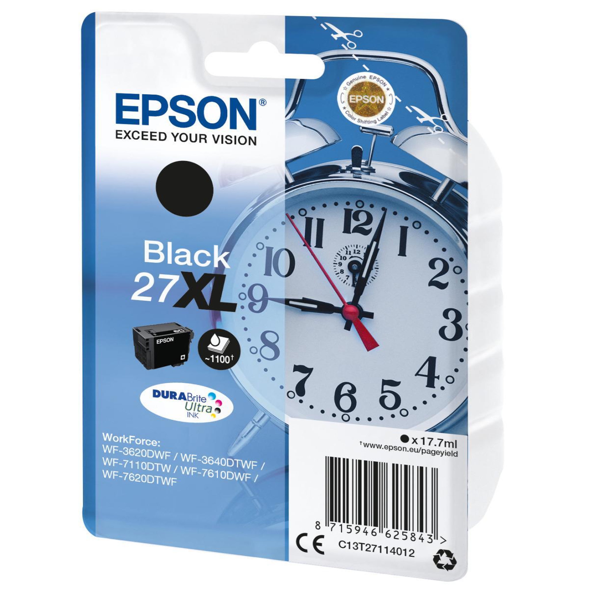 Voir la diapositive 3 : Epson Cartouche imprimante EPSON C 13 T 27114012