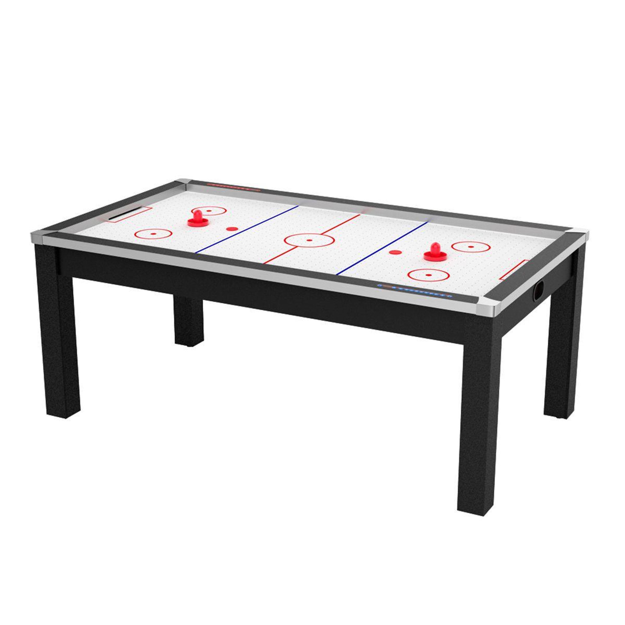 DE FAUGERES Table de Air Hockey Convertible  Calgary  213cm Noir