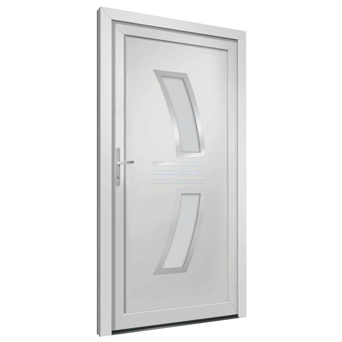VIDAXL Porte d'entree Blanc 98x200 cm PVC