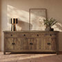 Voir la diapositive 2 : Rendez vous déco Buffet en bois recyclé 3 portes et 4 tiroirs-Mastic