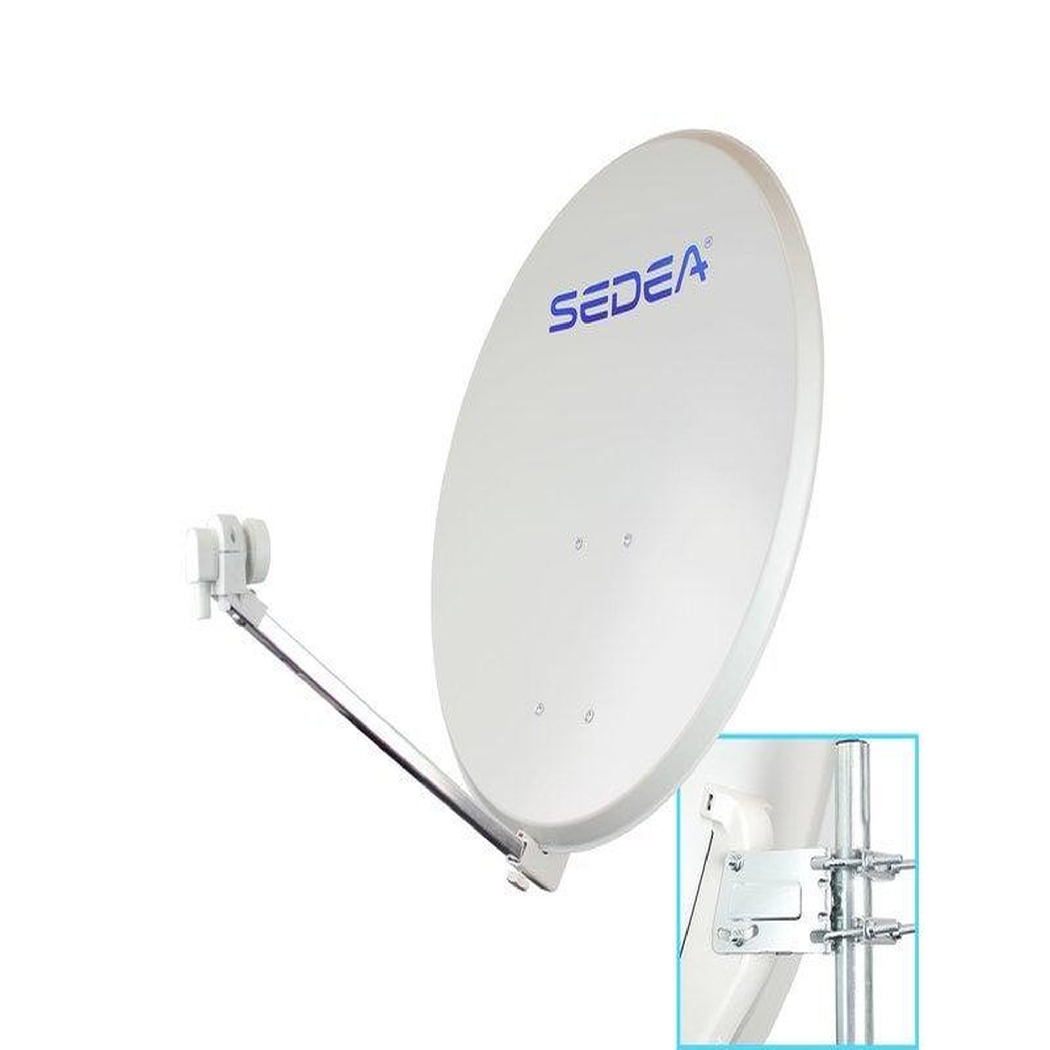 Sedea Parabole acier électrozingué Quick 65+Lnb