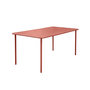Voir la diapositive 1 : SWEEEK Table de jardin métal 6-8 places, Amelia 160x90xH72.5cm
